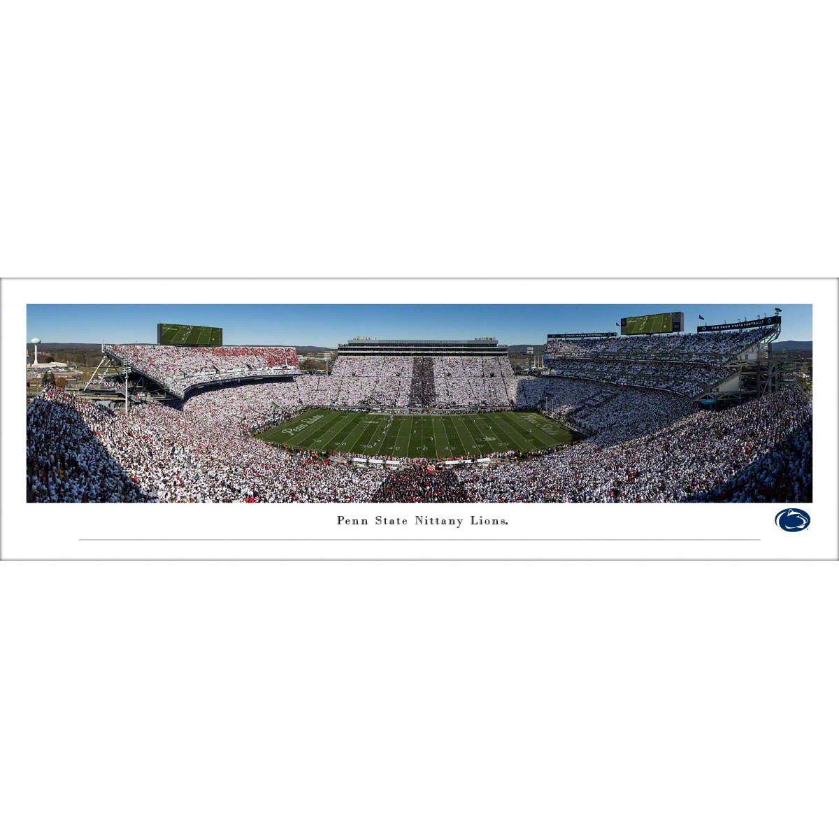 tubed panoramic photo OSU vs Penn State Helmet Game 2024
